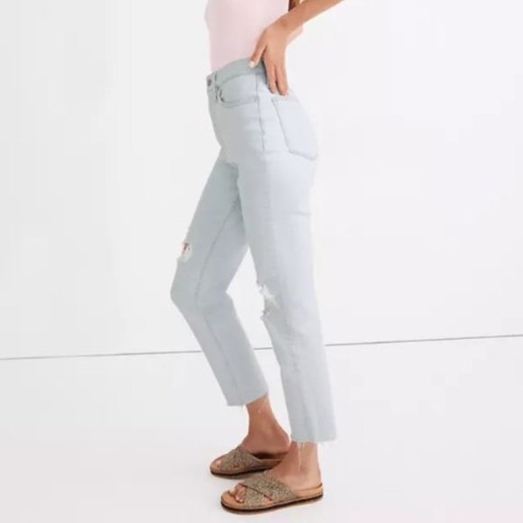 NWT Madewell The Momjean in Harman Wash with Raw-Hem - Picture 3 of 12